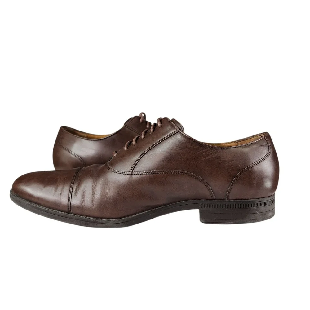 Cole Haan Grand OS Dress Shoes sz 11M Mens Brown Leather‎ Derby Oxford C20409